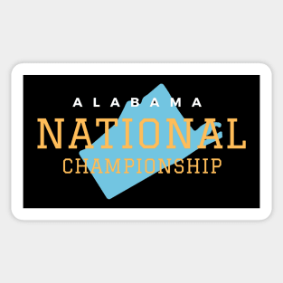 Alabama National Championship Sticker